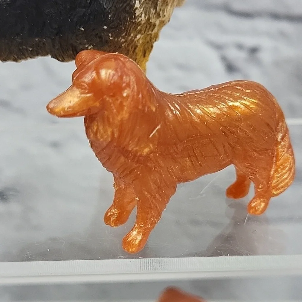 Dog Figures Lot Realistic Dollhouse Pets Animals German Shepherd Collie Huskie